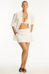 Sea Level Tidal Linen Skirt Ot